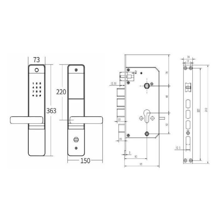 Code Door Lock - Image 4