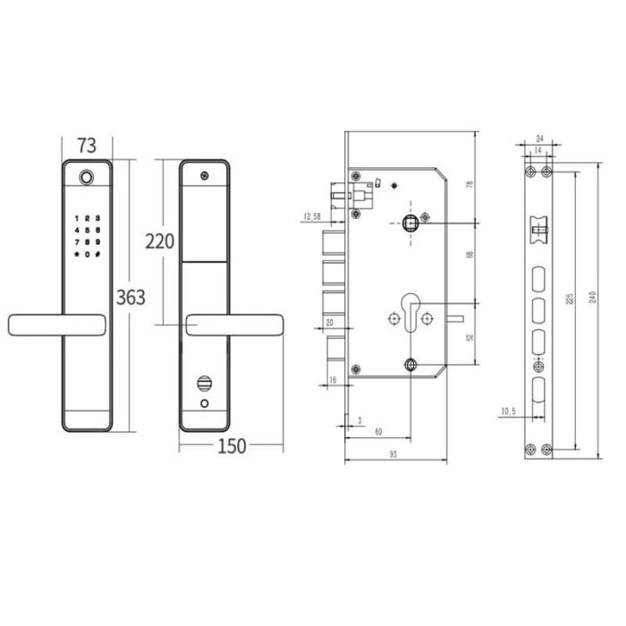 Electronic Keyless Door Lock - Image 3