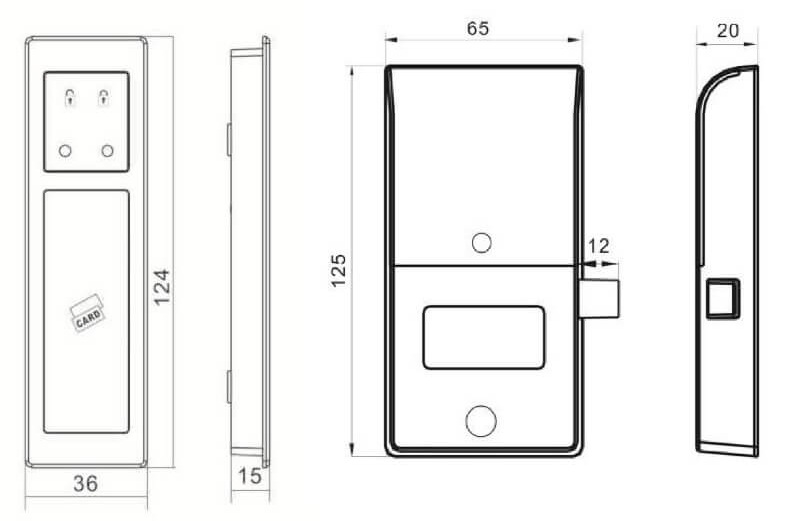 Wireless electronic cabinet lock