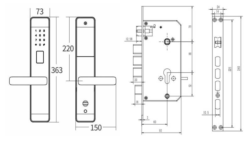 Fingerprint Digital Door Lock