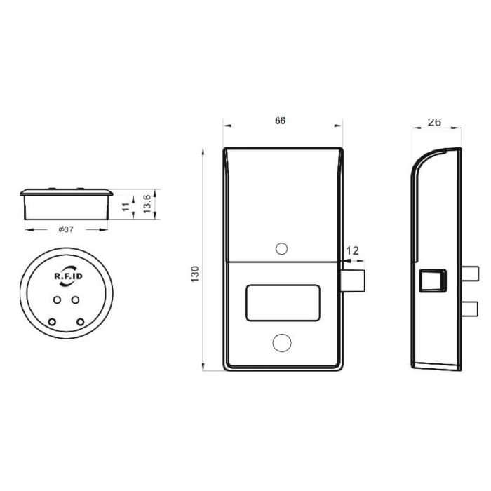 Small electronic cabinet locks - Image 3