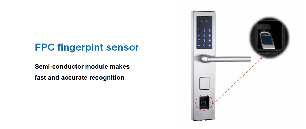 Fingerprint Enabled Door Lock