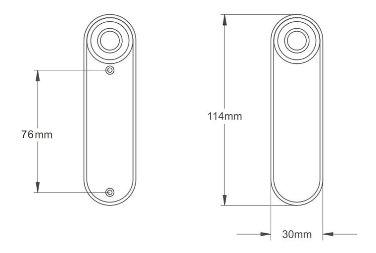 Fingerprint cabinet door locks