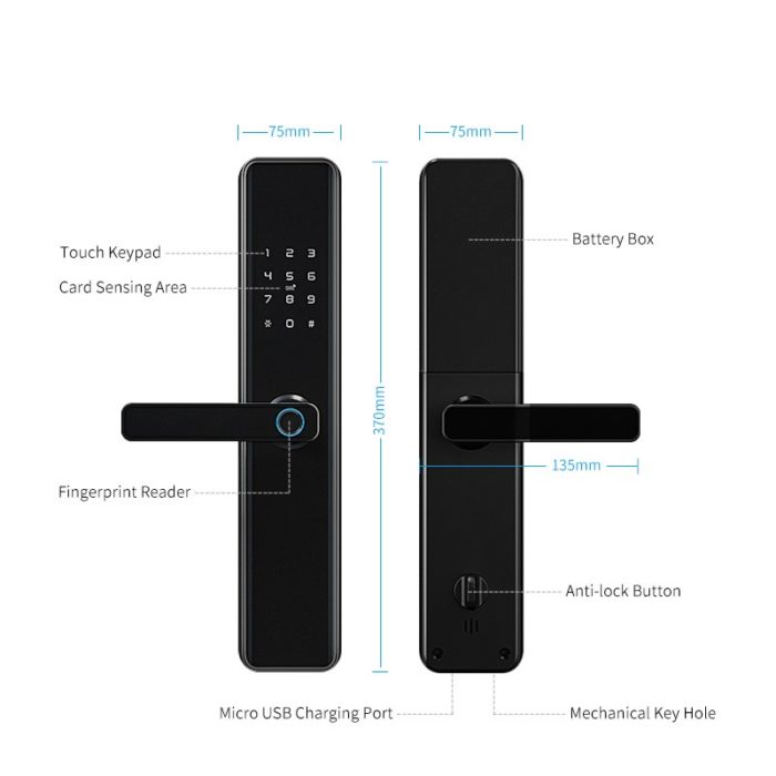 TTlock App Front Door Lock With Google Home Alex - Image 4