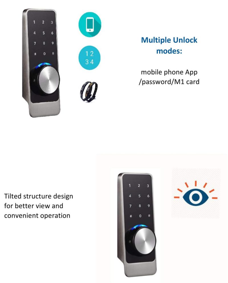 bluetooth keypad door lock