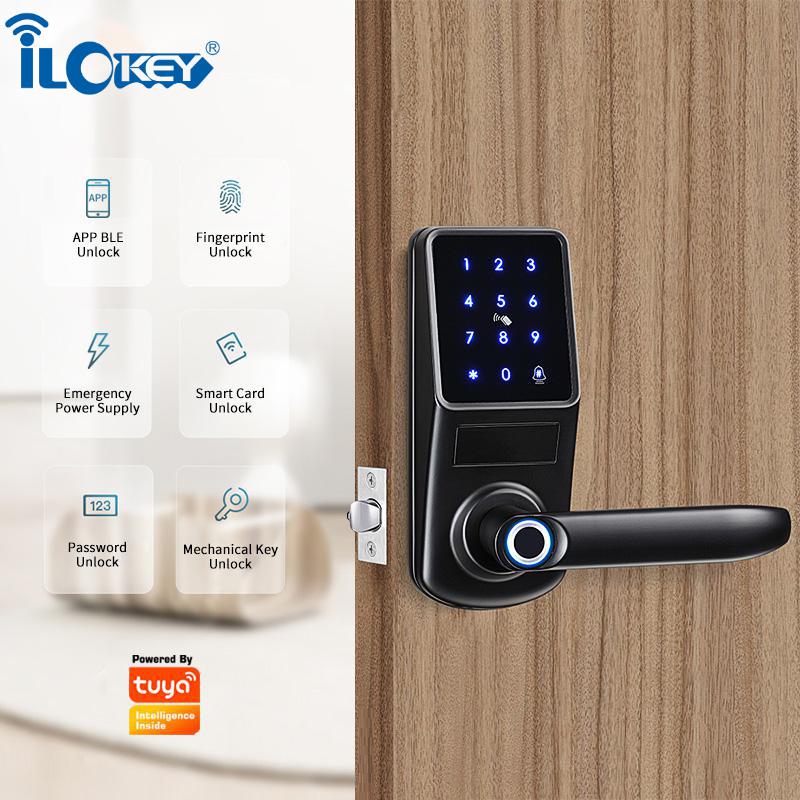 Keyless Remote Fingerprint Foor | Tuya app Smart lock