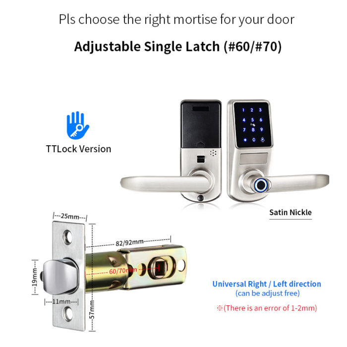 WiFi fingerprint Digital Door Locks works with Mobile App Unlocking - Image 3