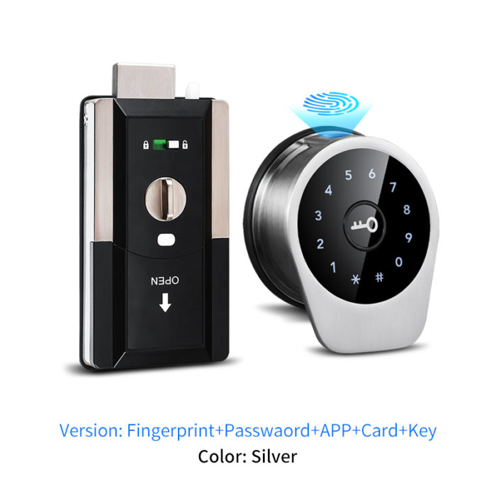 BLE APP Deadbolt Wifi Electronic Digital Door Lock without Handle - Image 3