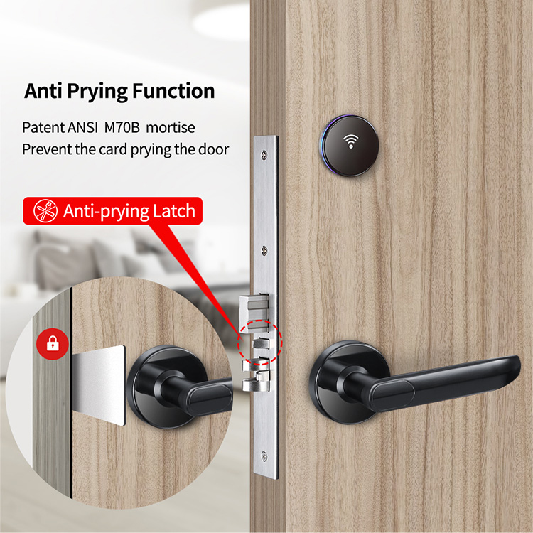 security key card door lock for hotels 6070 supplier for