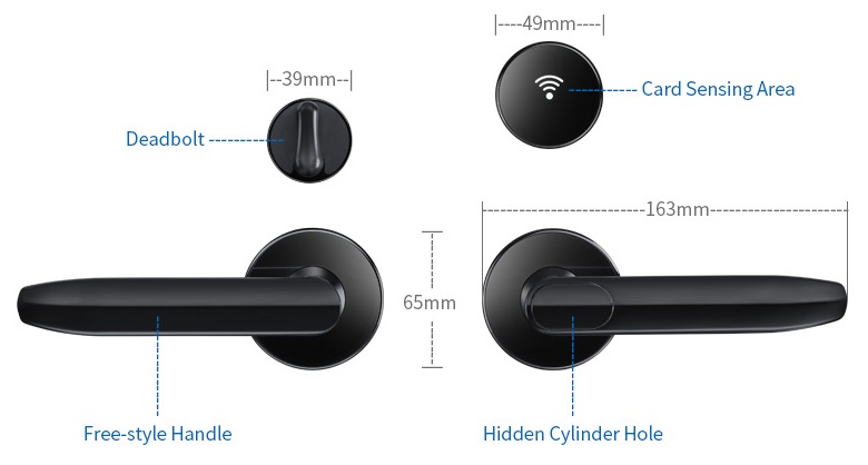 security key card door lock for hotels 6070 supplier for