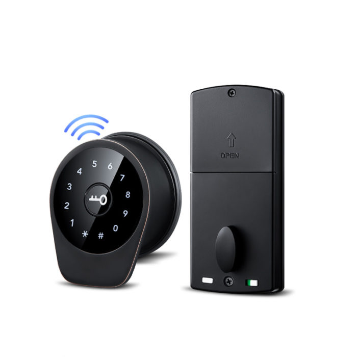 BLE APP Deadbolt Wifi Electronic Digital Door Lock without Handle - Image 5