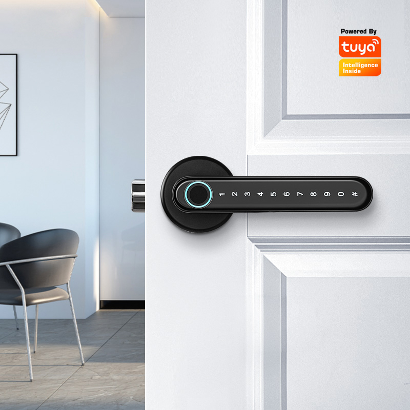 Interior door lock with Wifi  Fingerprint Smart Lock for Home