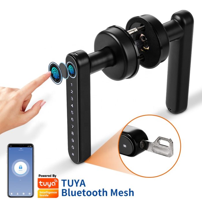 Interior door  lock with Wifi Fingerprint Smart door Lock for Home Apartment - Image 3