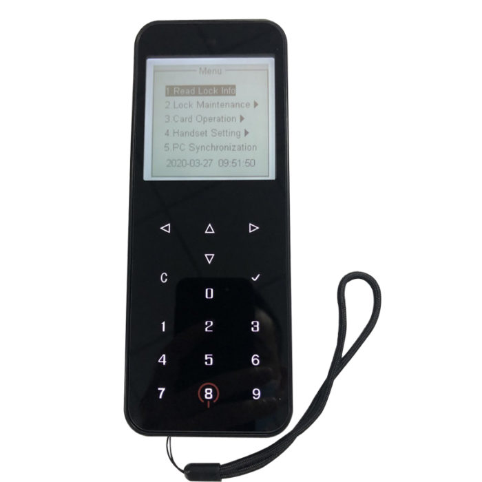 Portable LCD Handset For Hotel lock system