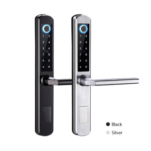 Mobile App Fingerprint Sliding Door Lock Aluminum hook lock