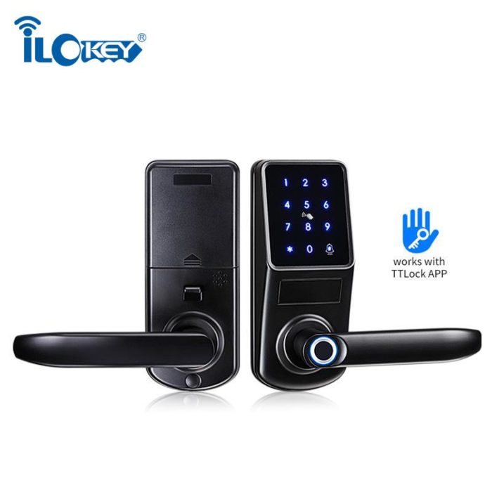 WiFi fingerprint Digital Door Locks works with Mobile App Unlocking - Image 8