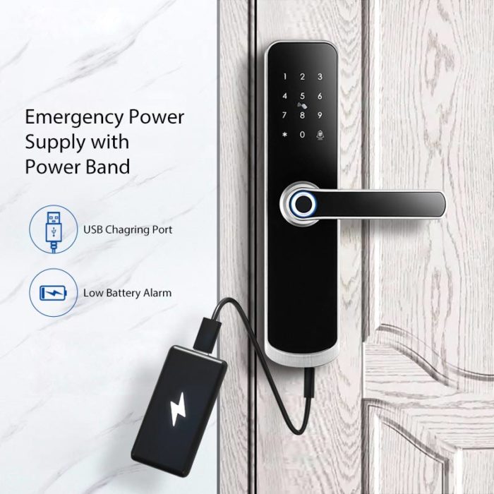 Mobile App Smart Electronic Door Lock With Google Home And Alex - Image 5