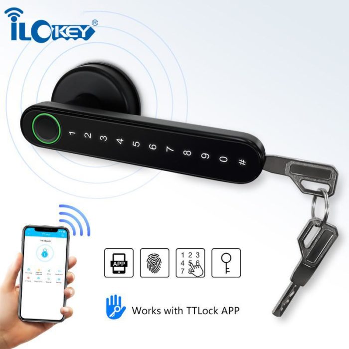 TTlock App Smart lock fingerprint handle lock