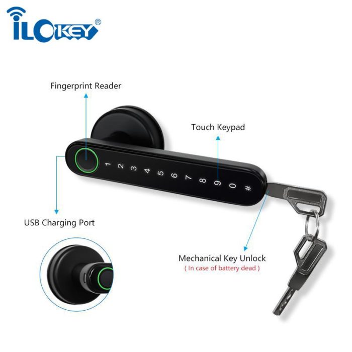 TTlock App Smart lock fingerprint handle lock - Image 3