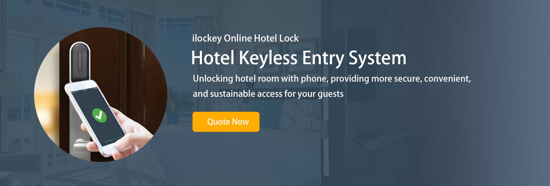Unlock Hotel Room with Phone Hotel Keyless Entry System