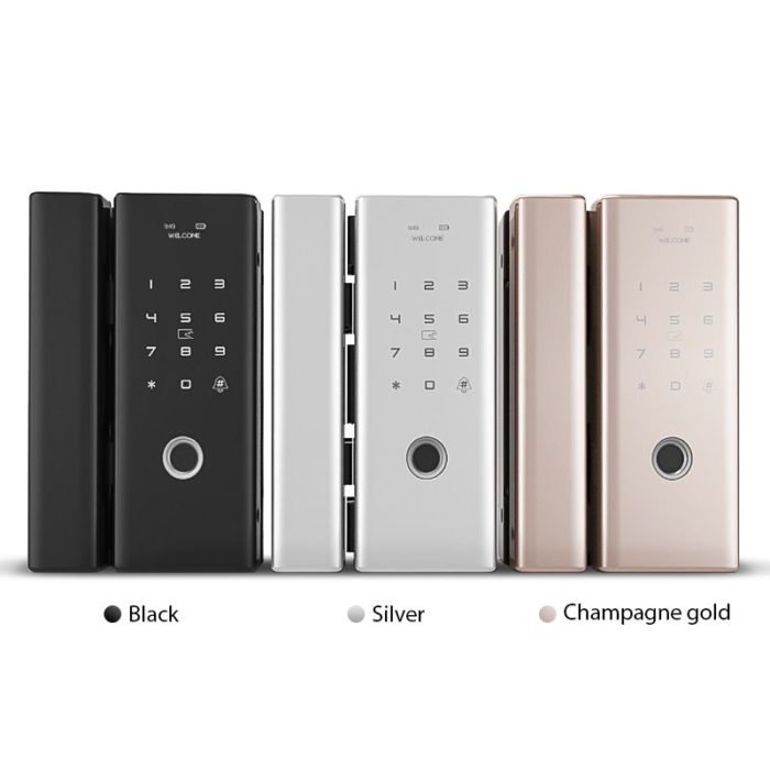 Tuya Smart Glass Door Lock For Office - Image 5