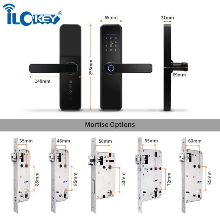 Tuya Smart Door Lock With Smart Life Tuya App - Image 5