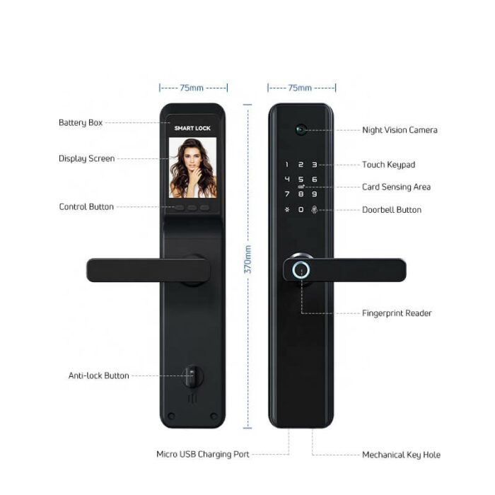 Wifi Door Lock With Camera - Image 2
