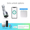 iLockey European Profile Lock Cylinder Tuya Smart Door Lock Fingerprint Electronic Lock Cylinder - Image 6