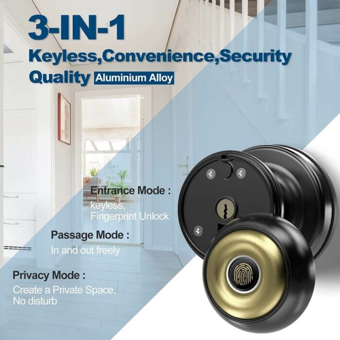 Tuya APP Smart Fingerprint  knob lock with Apple Homekit - Image 6