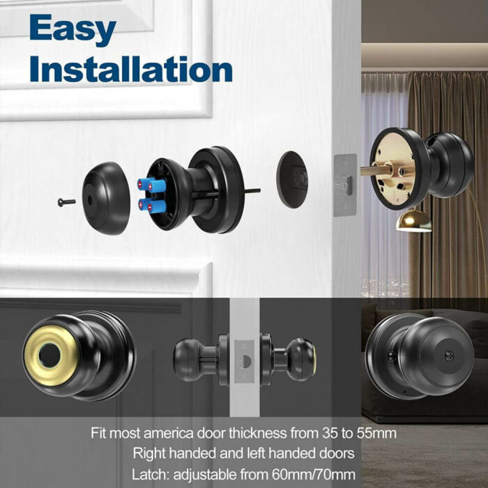 Tuya APP Smart Fingerprint  knob lock with Apple Homekit - Image 5