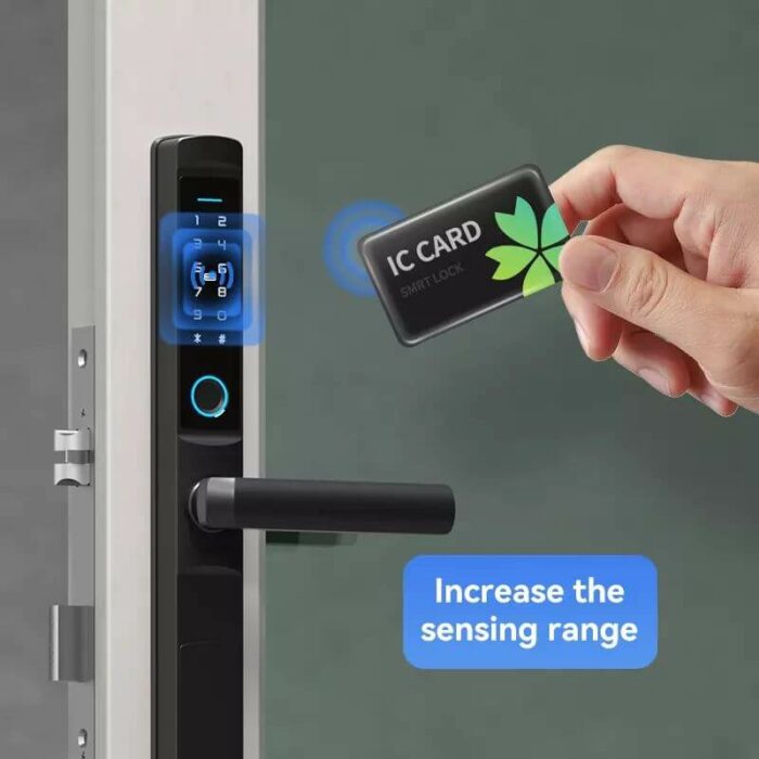 iLockey Waterproof Tuya Smart Digital Aluminum Lock Electronic Fingerprint Smart Lock - Image 4