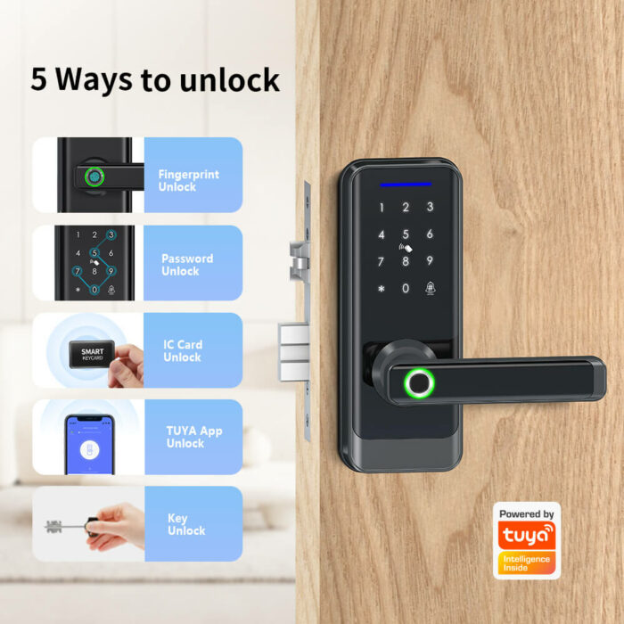 iLockey Home Security Digital Electronic Lock WIFI Smart Locks - Image 2