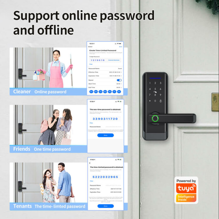 iLockey Home Security Digital Electronic Lock WIFI Smart Locks - Image 4
