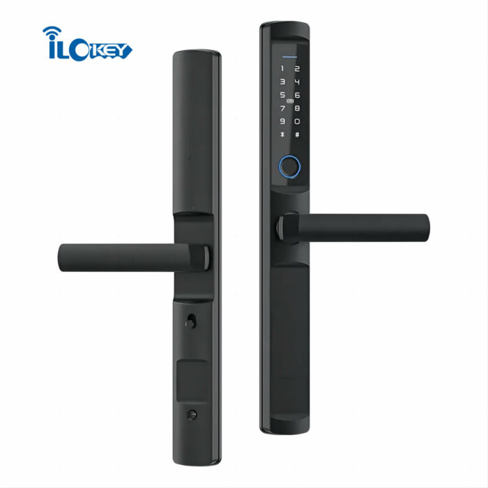 iLockey Waterproof Tuya Smart Digital Aluminum Lock Electronic Fingerprint Smart Lock - Image 5