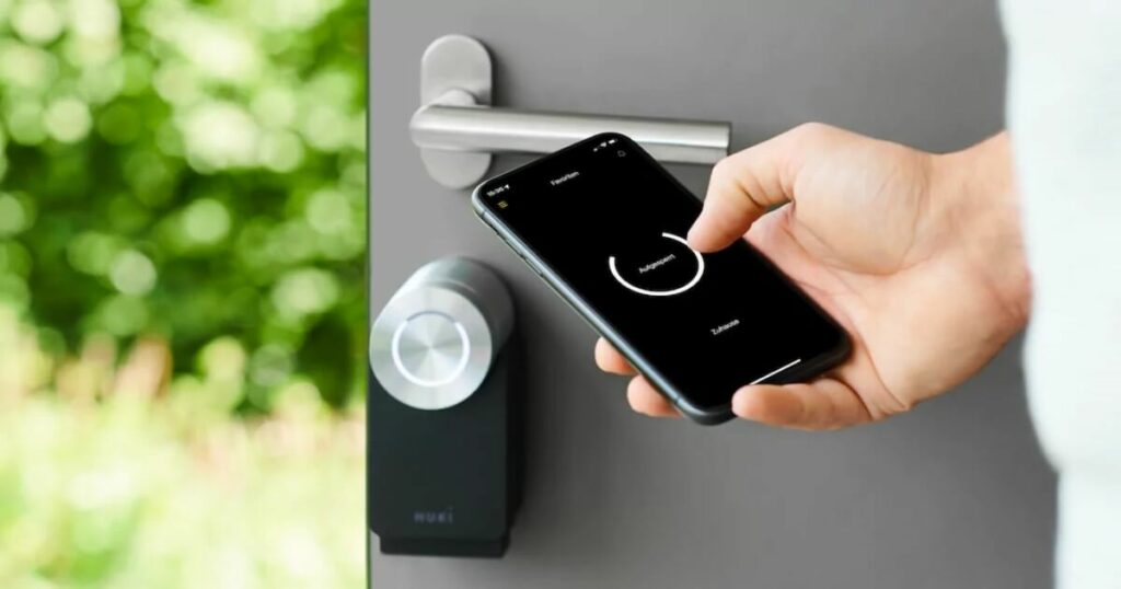 Bluetooth door lock