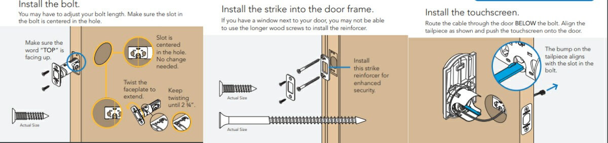 How to install Schlage Lock