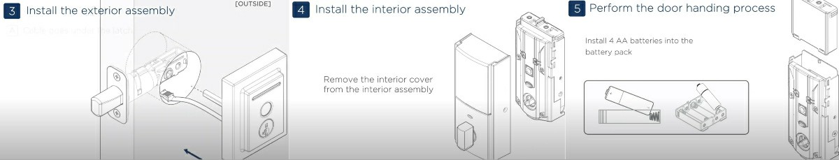 How to install the Weiser lock