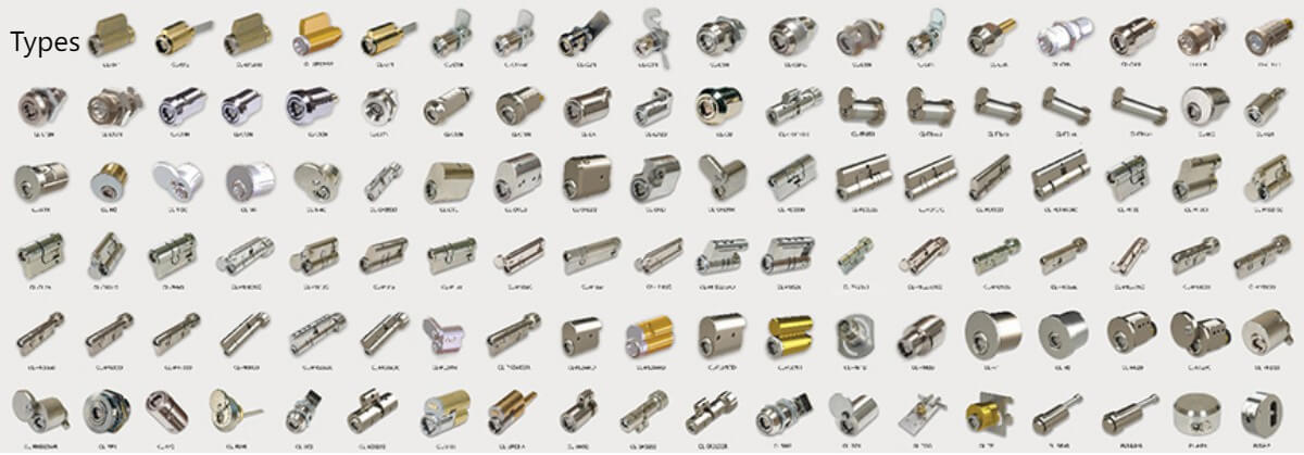 Types of cylinder locks