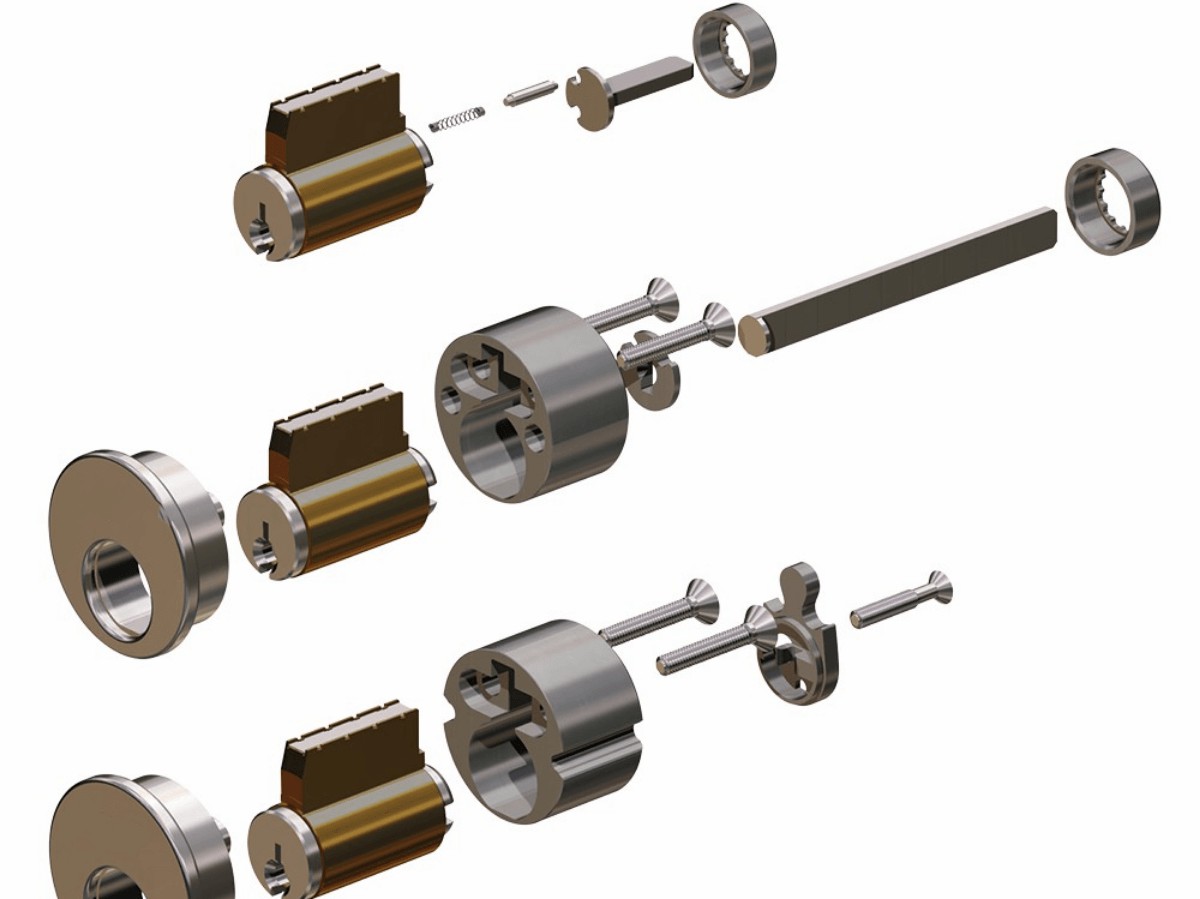 components of cylinder lock 