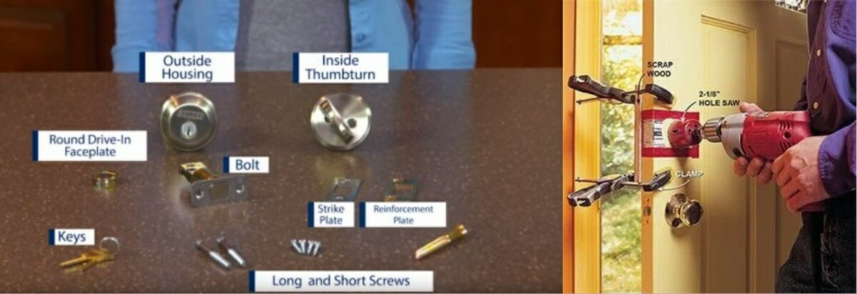 install a deadbolt lock