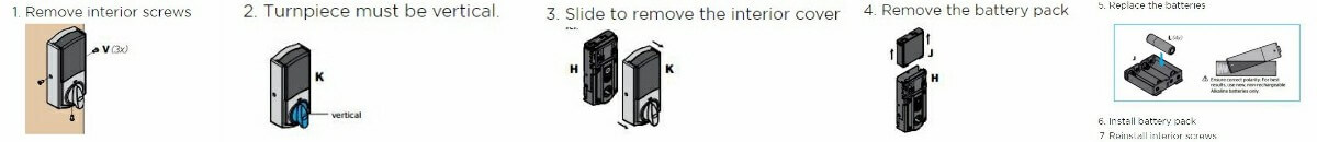 How to replace the battery of the Kevo smart lock