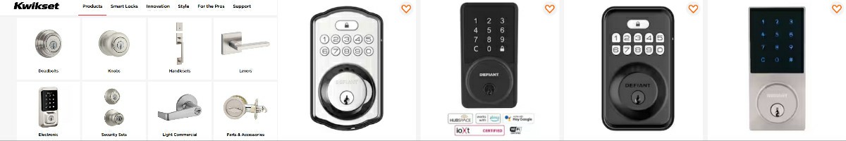 Kwikset Lock vs. Defiant Lock