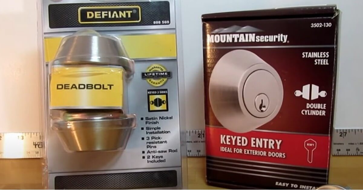 Kwikset Lock vs. Defiant Lock