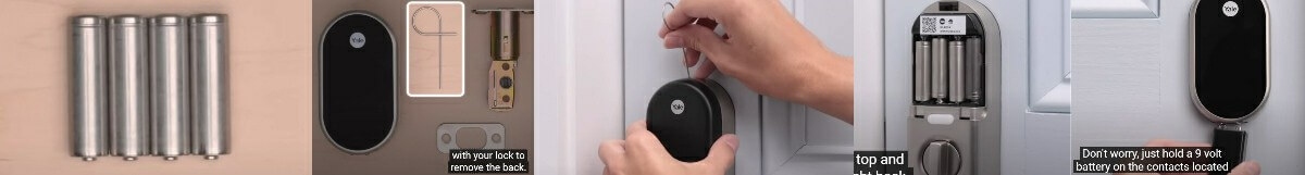 Nest x Yale model replace the battery