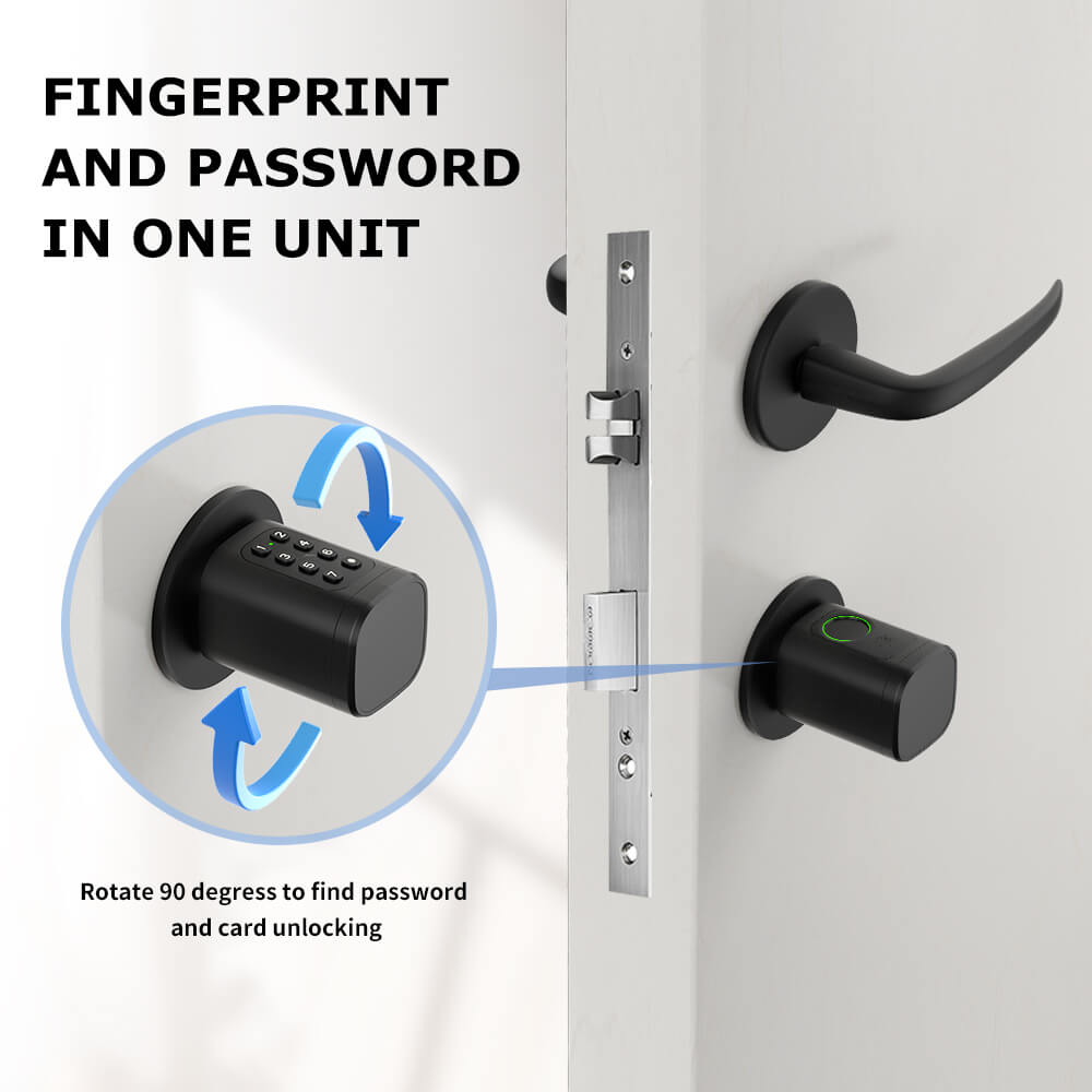 Smart Door Digital Lock FCC Password Fingerprint TTLock App Electronic Cylinder Lock - Image 2