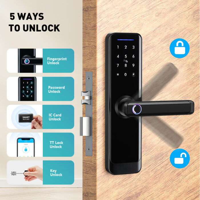 App Controlled Smart Lock with Biometric Access for Secure Property Management - Image 6