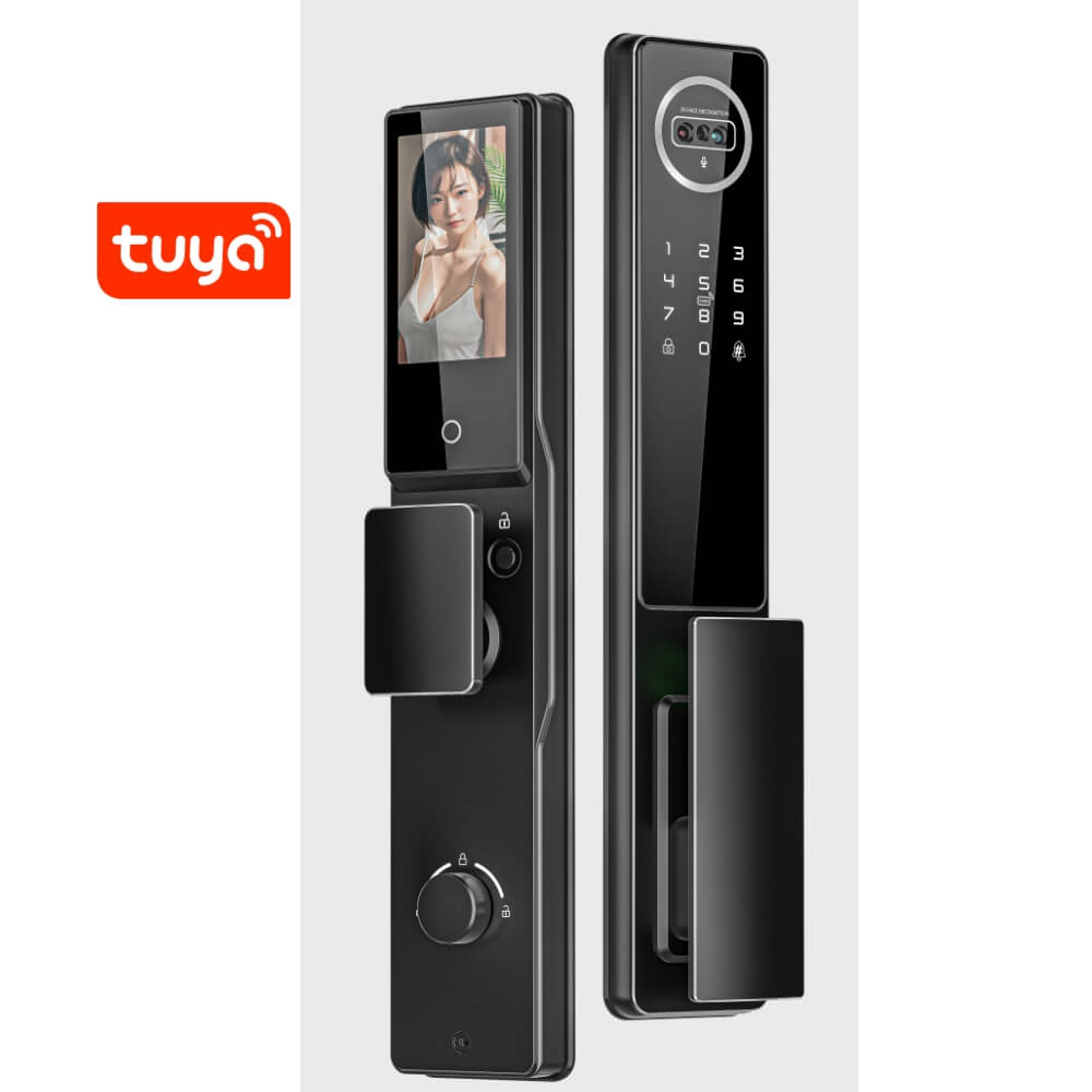 Intelligent Lock for Wooden Door 3D Facial Fingerprint Lock for Home Smart Wi-Fi Camera