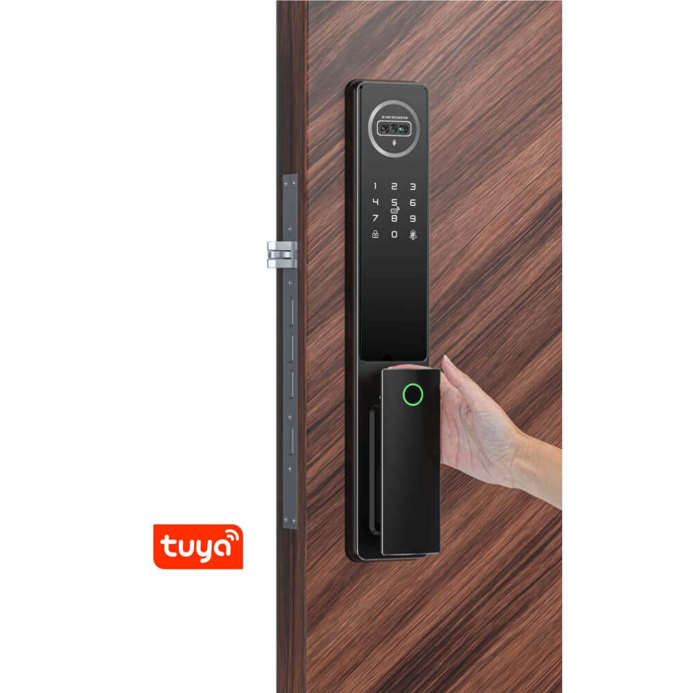 Intelligent Lock for Wooden Door 3D Facial Fingerprint Lock for Home Smart Wi-Fi Camera - Image 2