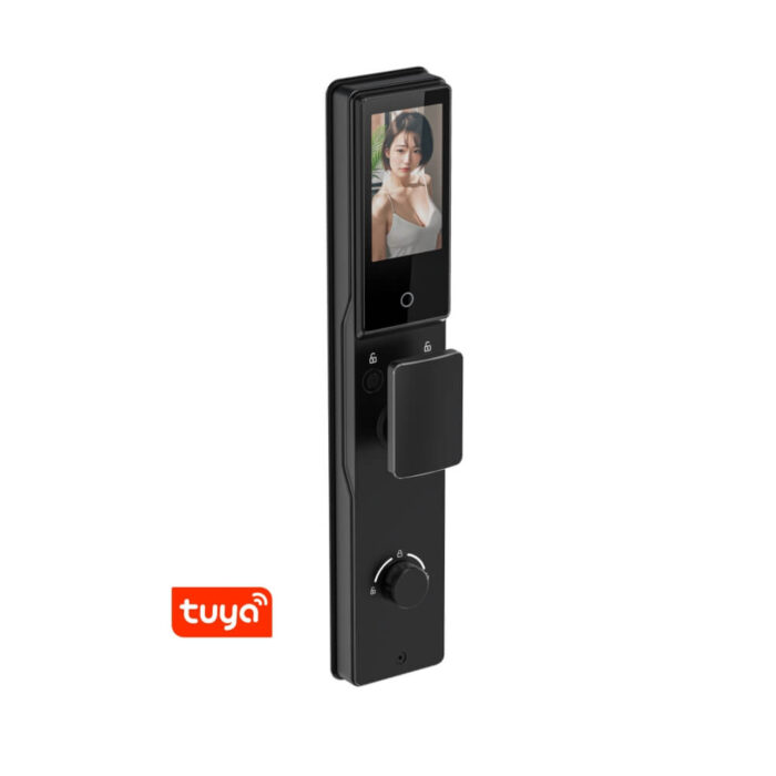 Intelligent Lock for Wooden Door 3D Facial Fingerprint Lock for Home Smart Wi-Fi Camera - Image 3