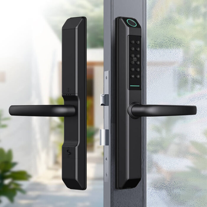 Keyless Digital Physical Button Door Lock With European Mortise Rainproof - Image 6